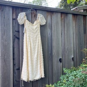 NWT Tularosa Ivory Cream flowy dress